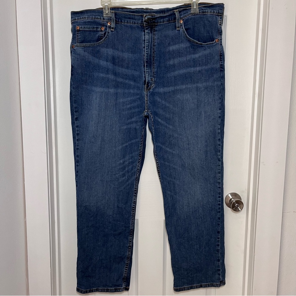 Levi's Classic Stretch Straight Blue Jeans